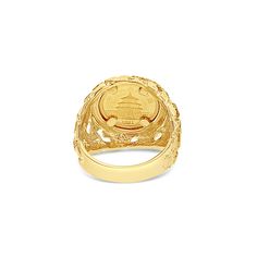 ♥ Coin Information ♥Country: ChinaMetal Content: 1/20OZ Year: 1991Denomination: 5 YuanPurity: .999 GoldObverse: China landmark Beijing Temple of Heaven Reverse: Panda Enjoying Bamboo Snack♥ Ring Information ♥Band Material: 14k Yellow GoldWidth: 21mmWeight: 13 Grams **All Coins are Real Authentic Genuine Uncirculated Fine Gold Coins Heirloom Yellow Gold Signet Ring For Commemoration, Classic 14k Gold Engraved Ring For Commemoration, Classic Gold Signet Ring For Commemoration, Classic Gold Engraved Ring For Memorial, Classic Gold Engraved Memorial Ring, Gold Classic Engraved Ring For Memorial, Antique Yellow Gold Rings For Commemoration, Gold Jewelry With Certificate Of Authenticity For Anniversary, Gold Jewelry For Anniversary With Certificate Of Authenticity