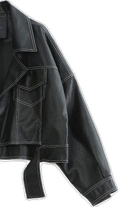 Pu Leather Jacket, Types Of Collars, Pu Leather, Leather Jacket, Collage, Collar, Leather, Pins