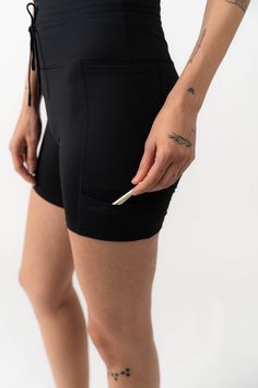 Three pockets, a perfect high-rise, and an elastic band for your glove... these shorts are ready for anything. This product is on Final Sale. Functional Black Bottoms With Built-in Shorts, Functional Biker Shorts With Pockets, Black Outdoor Activewear With Built-in Shorts, Sporty Compression Biker Shorts With Pockets, Functional Biker Shorts With Pockets For Workout, Fitted Shorts For Outdoor Activities, Black Biker Shorts With Elastic Waistband For Gym, Black Training Shorts With Pockets, Fitted Biker Shorts For Outdoor Activities