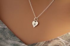 Please add 2-3 additional days to Etsy's Estimated Delivery Calculator found on the right side of the page. While sometimes the packages arrive within this schedule, many times Etsy has underestimated the delivery time by a couple of days This is a beautiful Sterling Silver H Letter Heart Necklace. Both the charm and the chain are made from sterling silver. :) Please look at the measurements of the charm before ordering. Photos can sometimes make charms appear larger or smaller than they actuall H Initial Necklace, H Initial, H Letter, Heart Necklace Silver, Initial Heart Necklace, Almond Acrylic, Letter Charm Necklace, Letter Charm, Small Jewelry Box