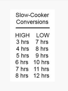 the instructions for how to make a slow cooker with numbers and measurements on it