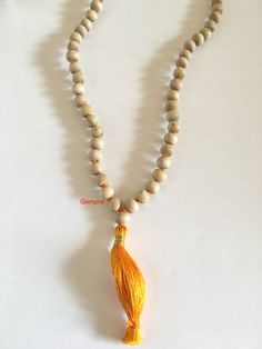 "Tulsi Mala necklace, 108 + 1 Premium beads in Hand Knotted Mala Tulsi beads are made from Tulsi (Holy Basil) plant wood, considered as most sacred in India. Tulsi plant is worshipped in India and the food offered to Indian Gods is incomplete without the offereing of Tulsi leaves along with it. Tulsi Mala provides protection to the wearer and is said to maintain Health, provide Peace of Mind and reduce Stress. They are used to worship Lord Krishna to honour him and to get his blessings. Since th Tulsi Leaves, Tulsi Mala, Tulsi Plant, Basil Plant, Knotted Mala, Beauty Room Decor, Holy Basil, Indian Gods, Mala Necklace