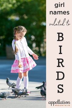 This list was inspired by sister's childhood nickname, Birdie/Bird. My daughter's MN is Wren in her honor. If we'd had more daughters, I'd planned to continue the theme with Lark + Swan. (Though now I think Dove would've been amazing ...) #girlnames #babynames #namingbaby #appellationmountain List Of Birds