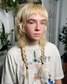 Shaggy Lob, Edgy Hair, Fluffy Hair, Hair Reference, Long Braids, Baby Angel, Aesthetic Hair, Hairstyles Haircuts