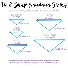 a diagram showing how to use the tic and snapbandna sizing tool