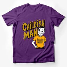 Childish Man Cartoon Graphic Tee, Funny Orange T-Shirt for Adults, Unique Casual Wear Male T-Shirt Custom graphic T-Shirt.Customize your color Funny Orange, Orange T Shirts, Male T Shirt, Custom Shirts, Casual Wear, Graphic Tees, Funny, T Shirt, How To Wear