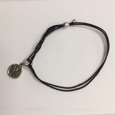 Black Sliding Rope Bracelet. Alex And Ani Silver From 2016 Collection. Discontinued. In Perfect Condition Never Worn! Make Offer Casual Silver Jewelry With Black Band, Alex And Ani Jewelry, Jewelry Black, Alex And Ani, Womens Jewelry Bracelets, Rope Bracelet, Gymnastics, Black Silver, Women Jewelry