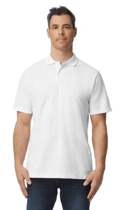 Elevate your brand with our Custom Polo T-Shirt. The perfect blend of style and functionality, these shirts are ideal for uniforms and events. Show off your brand in style and make a lasting impression with our high-quality custom designs. See features below. Unisex Polo - Features:5.2 oz., 100% ring spun cottonSport Grey is 90% ring spun cotton, 10% polyesterCotton products from Gildan support more sustainable and ethical cotton farmingBlack tear-away labelRolled forward shouldersClean finished Polo T Shirt, Show Off, Spun Cotton, Polo Shirt, Sapphire, In Style, High Quality, T Shirt, Black