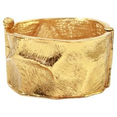 Check out this item from 1stdibs! Vintage Yves Saint Laurent YSL Gold Tone Cuff Bracelet Circa 1990s: https://www.1stdibs.com/id-j_20815192 Ysl Bracelet, Vintage Saint Laurent, Saint Laurent Bracelet, Ysl Gold, Saint Laurent Jewelry, Ysl Jewelry, Vintage Yves Saint Laurent, Vintage Ysl, French Artists