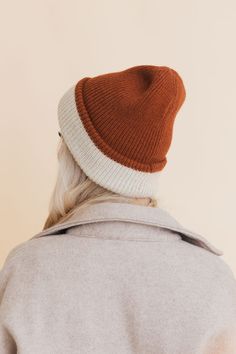 Elevate your winter style with our Essential Harmony Two-Tone Knit Beanie. This classic yet trendy beanie seamlessly blends comfort and fashion, featuring a harmonious combination of two tones for a versatile and stylish look. Crafted with quality knit material, this cap ensures warmth and coziness during chilly days. Whether you're braving the winter chill or adding a finishing touch to your casual ensemble, the Essential Harmony Knit Beanie is your go-to accessory for timeless comfort and effo Soft Knit Winter Beanie For Fall, Soft Knit Beanie For Fall And Winter, Trendy Brown Beanie For Fall, Knit Beanie For Cold Weather And Fall, Knit Beanie For Cold Weather In Fall, Fall Knit Beanie For Cold Weather, Knit Beanie For Fall And Cold Weather, Knit Beanie For Fall, Brown Soft Knit Beanie For Fall