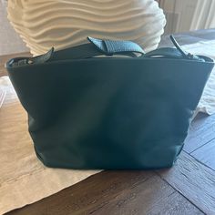 Stunning Dark Green Nwot J. Crew Convertible Crossbody Handbag. Item Has Removable Strap And Large Interior. It Is 11”X7”X3 1/2”. It Is In Excellent Condition! Green Hobo Bag With Adjustable Strap For On-the-go, Elegant Green Bucket Bag With Handle Drop, Everyday Green Shoulder Bag, Green Bucket Bag With Top Carry Handle, Green Shoulder Bag With Detachable Handle For Travel, Green Travel Shoulder Bag With Detachable Handle, Travel Shoulder Bag With Detachable Handle In Green, Elegant Green Hobo Bag With Double Handle, Green Shoulder Bag With Top Carry Handle For Errands