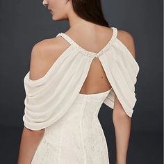 Women's Wrap Bolero Elegant Sleeveless Chiffon Wedding Wraps With Pure Color For Wedding Party All Seasons 2024 - $52.99 Strapless Prom Dress, Fashion Sewing Tutorials, Braut Make-up, Pillowcase Dress, Wedding Wraps, Sleeve Wedding Dress, A Wedding Dress, Modest Wedding Dresses, Short Wedding Dress