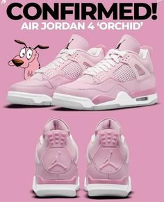 Jordan 4 Retro White Lemon Pink  GS  v3 Easy 30 day return policy Nike Snikers, Sanrio Aesthetic, Pink Jordans, Pink Nike Shoes, Nike Fashion Shoes