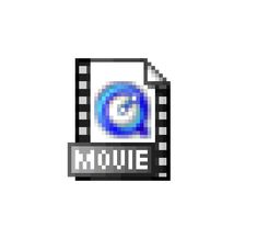 the movie logo is shown in pixel style