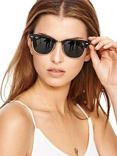 Find ideas๏ฟฝand inspiration for Sunglasses Ray Ban CLUBMASTER RB3016 / CLASSIC Lens / Standard Size, Womens Accessories Ray Ban Sunglasses Outlet, Cheap Ray Bans, Clubmaster Sunglasses, Ray Ban Outlet, Model Street Style, Milan Fashion Weeks, Sunglasses For Women, Black Sunglasses, Ray Ban Sunglasses