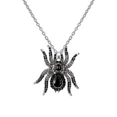 PRICES MAY VARY. This spider pendant necklace accessory is inspired from gothic style, which are the most popular subject in the jewelry world nowadays. We can find the gothic style jewelry accessories on celebrities easily. Wearing the Halloween party costume and witchy outfit, matching this EVER FAITH Jewerly necklace, it will increase Trick or Treat possibilities, which will make you more eye-catching and better with Halloween. Wearing this cool spider necklace will make you cooler and more a Spider Insect, Widow Spider, Black Widow Spider, Spider Jewelry, Spider Necklace, Gothic Pendant, Faith Jewelry, Art Deco Necklace, Halloween Spider