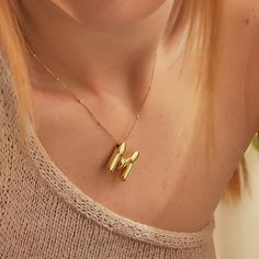 Personalized Bubble Initial Necklace Make Your Mark in Shimmering 18K Gold Gift Waterproof Stainless Steel Monogram Necklace Letter Pendant - Etsy Türkiye Bubble Design, Monogram Necklace, Gold Gift, Name Jewelry, Elegant Bracelet, Letter Pendants, Make Your Mark, Dainty Necklace, Name Necklace