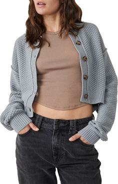 Free People Lila Crop Cardigan | Nordstrom Free People Cardigan, Hooded Cardigan Sweater, Duster Cardigan Sweater, Oversized Sweater Cardigan, Crop Cardigan, Mohair Cardigan, Open Cardigan Sweater, Chunky Knit Cardigan, Open Knit Sweater