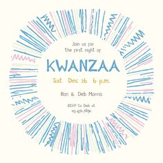 an image of a festival or lights party with colored lines in the center and text on it