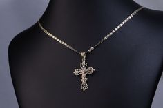 14k Yellow Gold Religious Crucifix Charm Necklace / Gold Cross Necklace with Jesus / Religious Gifts / Crucifix Pendant / Heavue / Gift * Metal : 14k Gold * Condition : Brand New * Finish : Polished * Avg Weight: 1.85g RETURNS & EXCHANGES I gladly accept returns, exchanges, and cancellations Contact me within: 3 days of delivery Ship items back within: 7 days of delivery Request a cancellation within: 24 hours of purchase The following items can't be returned or exchanged Because of the nature o Antique Crucifix Necklace Gift, Antique Crucifix Necklace As A Gift, Antique Crucifix Necklace For Gift, Antique Crucifix Jewelry Gift, Gold Cross Necklace, Gold Charm Necklace, Gold Cross, Religious Gifts, Necklace Gold