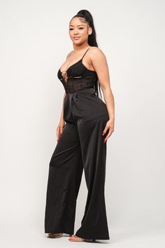 Get ready to stun in our Women's Spider Mesh Top Jumpsuit! This sleek and stylish jumpsuit features a unique spider mesh top that adds a touch of edginess to your outfit. Perfect for a night out or special occasion, this jumpsuit is sure to turn heads. Step out in confidence and style with our Women's Spider Mesh Top Jumpsuit. - 97% POLYESTER 3% SPANDEX Stylish Jumpsuit, Boutique Homes, Beauty Bar, Handbag Shoes, Plus Size Tops, Get Ready, Mesh Top, Men Dress, Mother’s Day