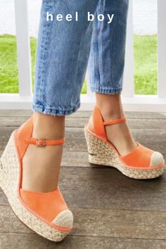 Colourful espadrille wedge heel by Vince Camuto Fancy Jewellery Designs, Fancy Jewellery, Jewellery Designs, Winx Club, Wedge Espadrille, Espadrilles Wedges, Sandal Espadrille