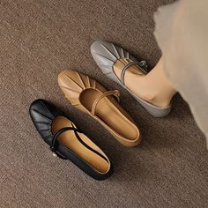 CHIKO Lemana Round Toe Block Heels Mary Jane Shoes feature leather upper, leather lining, rubber sole. Heel height is approx. 0.5" (1 cm) Ballerinas Shoes, Mary Jane Shoes Heels, Chiko Shoes, Block Heel Loafers, Pearl Fashion, Clog Heels, Chic Shoes, Kitten Heel Pumps, Ballerina Shoes