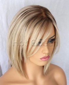 Hair Ombre Blonde, Longbob Hair, Choppy Bob Hairstyles, Ombre Blonde, Hair Ombre, Hot Short, Bob Hairstyles For Fine Hair, Short Hair Balayage, Bob Hair