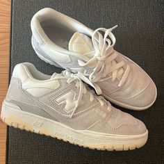 Great And Cream Color. Worn Three Times. Pet Free And Smoke Free Home. Purchased On Mytheresa. Size Is 6.5 Us Mens Cream Sneakers, Shoes New Balance, New Balance Shoes, Womens Shoes Sneakers, Cream Color, New Balance, Shoes Sneakers, Women Shoes, Pet