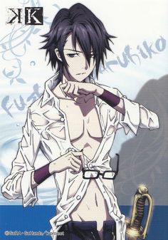 Fushimi Saruhiko <3 Saruhiko Fushimi, Fushimi Saruhiko, Project Cosplay, Smile Drawing, Tokyo Kawaii, Anime Guys Shirtless