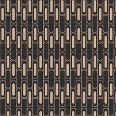 a black and beige pattern with circles on it