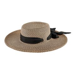 Keep your face shaded out on the water or out on the town with this hat! This wide 4" brim boater features a feminine scarf bow for a charming accent. With three variations available and a UPF50 rating, you're sure to find the perfect hat for your next summer outing. FEATURES Material: 75% Paper, 25% Polyester Brim Size: 4" Size: 57cm Sun Protection: UPF 50+ Adjustable Hat With Scarf, Wide Brim Hat Summer, Scarf Bow, Sand Collection, Pretty Hats, San Diego Hat, Boater Hat, Hat Clips, Scarf Poncho