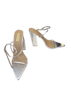 Brand: EGOStyle: SANDALS HEELS BLOCK Color: SILVER Size: 7 Other Info: ego - SKU: 311-31123-16054 CONDITION: LIKE NEW Silver Shoes Macy's, Classy Sliver Sandals, Luxury Metallic Silver Heels For Women, Silver Sandals Heels Macy's, Luxury Metallic Silver Sandals For Summer, Silver Ankle Strap Sandals, Silver Heels Shop, Silver Sandals Small Heel, Luxury Metallic Silver Evening Sandals