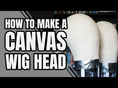 [Wig Tutorial] How to make a Canvas Wig Head | CaspokeStation - YouTube How To Make A Wig Cap, Wig Stand Ideas, Diy Wig Making Tutorials, Ventilating Wigs, Wigs Storage Ideas, Pennywise Wig, Mannequin Diy, Make A Wig, Wig Holder