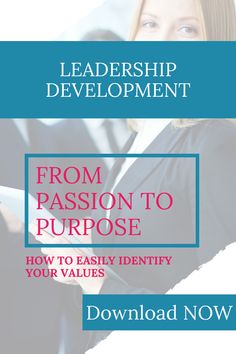 a woman in business attire with the title from passion to purpose how to easily identify your value