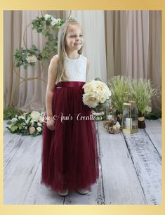 Flower girl dress burgundy tulle sleeveless Sleeveless Lace Patchwork Dress For Dress-up, Sleeveless Lace Bodice Tutu Dress, Sleeveless Tulle Skirt Dress For Confirmation, Sleeveless Lace Tutu Dress For Bridesmaids, Lace Sleeveless Tutu Dress For Bridesmaids, Lace Sleeveless Tutu Bridesmaid Dress, Elegant Sleeveless Lace Trim Tutu Dress, Sleeveless Lace Dress For Confirmation, Sleeveless Tutu Dress With Lace Bodice