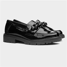 Black Patent Loafers, Shoe Zone, Patent Loafers, Loafer Style, Promotion, Buy Online, Loafers, Black