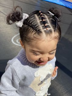 Toddler Mixed Girl Hairstyles, Hair Styles For Baby Girl, Mixed Toddler Girl Hairstyles, Cute Hairstyles For Babies, Mixed Baby Girl Hairstyles, Mixed Girl Hairstyles Kids, Mixed Toddler Hairstyles, Baby Hairstyles Girl