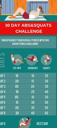 the 30 day abs and squat challenge is here to help you get ready for your next workout