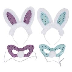 three bunny ears are shown on top of each other