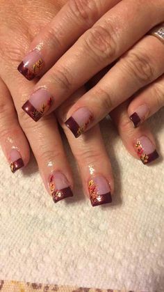 #trendy nails #elegant nails #october nails #minimalist nails #nails fall Fall Thanksgiving Nails, Nail Tip Designs, Nails Colors