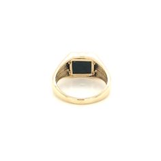 A beautiful Bloodstone and diamond signet ring. The bloodstone is rectangular in shape (10x8mm) and is set with 3 brilliant cut diamonds on either side (6 in total .042 Carat Diamonds). The shoulders of the ring have 2 raised ridges. The ring is made of 9k yellow gold and in very good condition. Finger size; 🇺🇸US 10; 🇬🇧UK T1/2. Classic Signet Ring With Rectangular Gemstone, Formal 14k Gold Signet Ring With Rectangular Stone, 14k Gold Signet Ring With Rectangular Stone For Anniversary, Classic Emerald Ring With Rectangular Stone, Classic Rectangular Emerald Ring With Polished Finish, Classic Emerald Ring With Rectangular Stone For Formal Occasions, Classic Emerald Ring With Rectangular Stone For Formal Events, Mens Diamond Ring, Graduation Ring