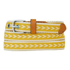 Refresh your accessories collection with this women's woven belt from Eddie Bauer. How do you accessorize? Check out our ACCESSORIES GUIDE for essential tips to elevate your style with must-have accessories.PRODUCT FEATURES Durable reinforced grommet holes Harness buckleFABRIC & CARE Polyester Spot clean Imported Size: L. Color: Dark Marigold. Gender: female. Age Group: adult. Casual Woven Belts For Spring, Adjustable Casual Belts For Spring, Casual Beach Belts For Spring, Casual Spring Beach Belts, Adjustable Woven Belt For Summer, Casual Embroidered Belt For Spring, Casual Fabric Belt For Beach, Casual Spring Fabric Belt, Accessories Guide