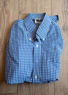 Mens Warrior blue check long sleeve Button down collar shirt Good condition - no nasty smells. Cotton / Polyester Pit to pit - 21" Length- 28" Sleeve - 24.5" Classic Long Sleeve Flannel Shirt For Summer, Classic Long Sleeve Summer Flannel Shirt, Preppy Blue Shirt For Fall, Preppy Plaid Long Sleeve Shirt, Blue Fitted Long Sleeve Flannel Shirt, Fitted Plaid Flannel Shirt With Long Sleeves, Preppy Long Sleeve Plaid Shirt, Fitted Long Sleeve Gingham Shirt, Long Sleeve Gingham Shirt With Buttons