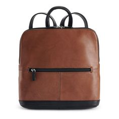 "Carry your laptop and other essentials in style with this ili mini leather backpack. Carry your laptop and other essentials in style with this ili mini leather backpack. HANDBAG FEATURES RFID-blocking technology safeguards credit & debit cards from unauthorized scanningHANDBAG DETAILS 10.25""H x 10.25""W x 3.75""D Shoulder strap drop: 14 in. Handle: 4'' drop Fits laptops and devices up to 12 in. Silver-tone hardware Zipper closure Interior: 2 slip pockets, 1 zip pocket Exterior: 2 zip pocke Trendy Backpack With Leather Backing For On-the-go, Trendy Brown Leather Backpack For Everyday, Classic Brown Backpack With Zipper Closure, Modern Brown Backpack For On-the-go, Versatile Brown Leather Backpack With Zipper, Trendy Brown Soft Leather Backpack, Versatile Brown Leather Backpack, Trendy Brown Leather Backpack For On-the-go, Classic Brown Leather Backpack With Zipper Closure