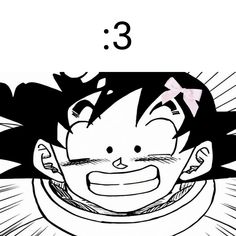 an anime character with the number 3 on his face