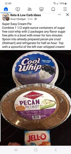 an image of some ice cream and yogurt on top of each other with the caption