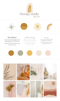 Modern luxury logo design Color Palette For Health And Wellness, Occupational Therapy Branding, Therapy Website Color Palette, Therapist Branding Design, Web Design Branding, Psychology Branding Design, Therapist Color Palette, Yoga Mood Boards Inspiration, Holistic Health Coach Branding