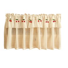 Fresh Linen Short Curtain For Kitchen Small Window - Wnkrs Kitchen Small Window, Curtain For Kitchen, Short Curtain, Half Curtains, Hemp Yarn, White Drapes, Small Window, Short Curtains, Window Types