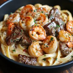 Cajun Shrimp and Steak Alfredo Pasta – PHUIIS BLOG